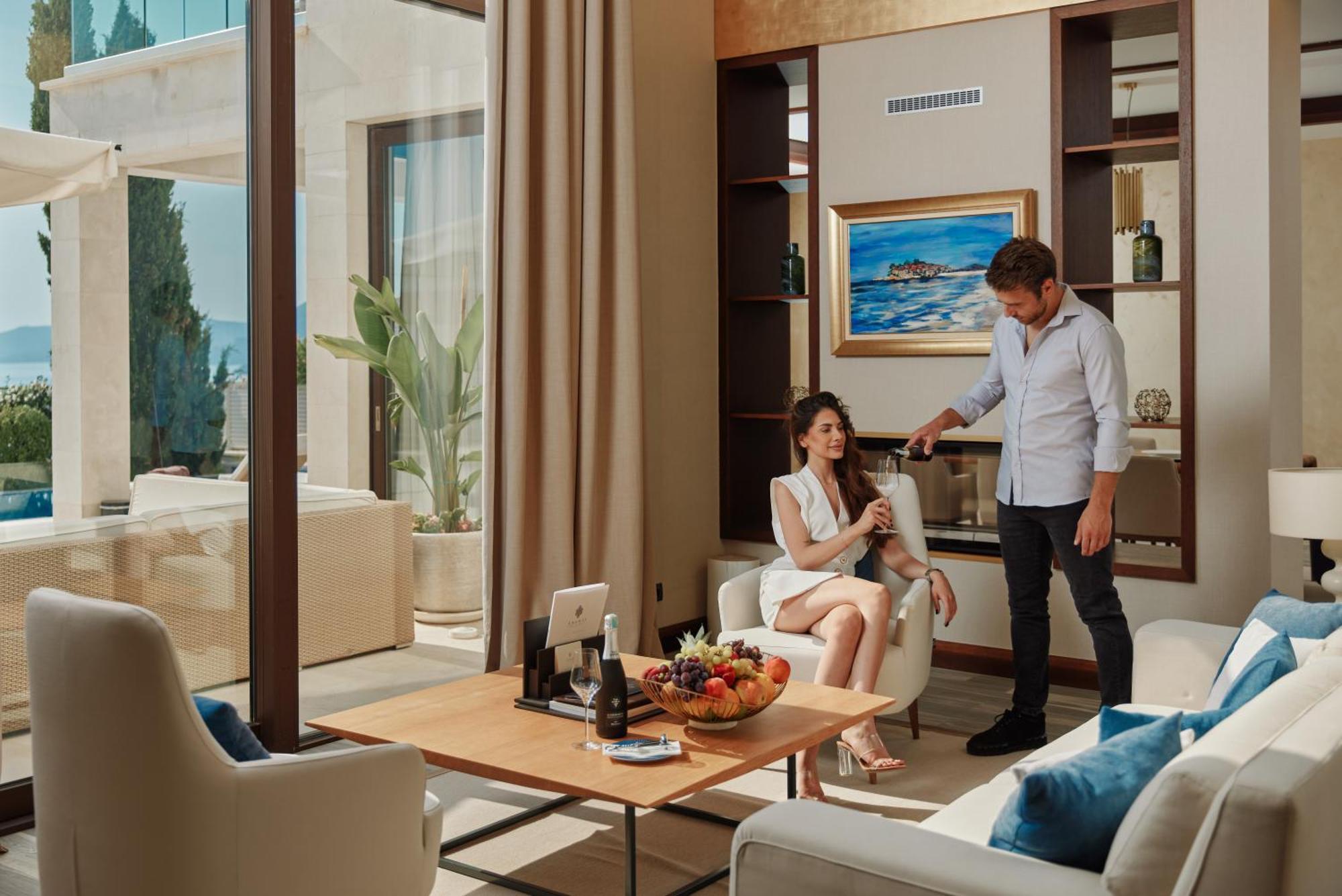 Ananti Resort, Residences & Beach Club - The Leading Hotels Of The World Свети Стефан Екстериор снимка